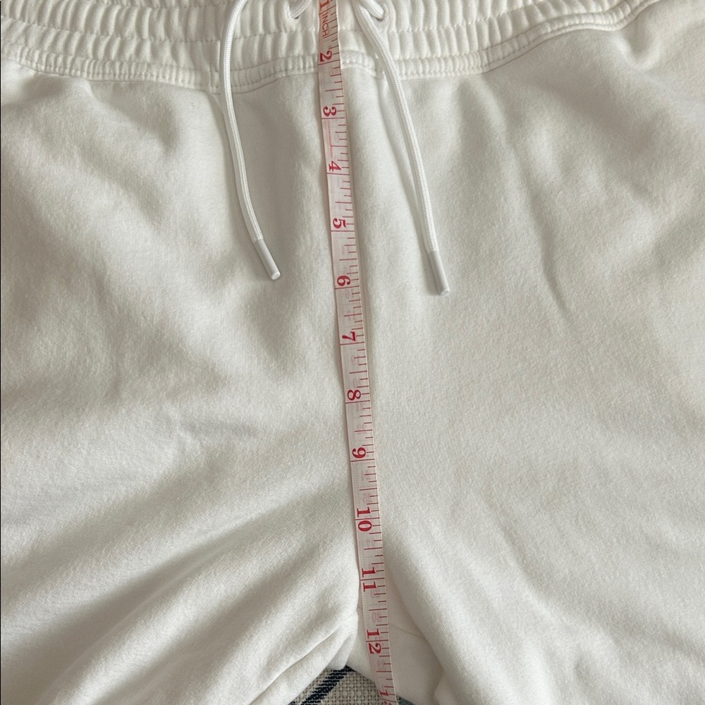 Athleta Forever Fleece Mid Rise Jogger Small. Bright White. NWOT - Picture 13 of 14